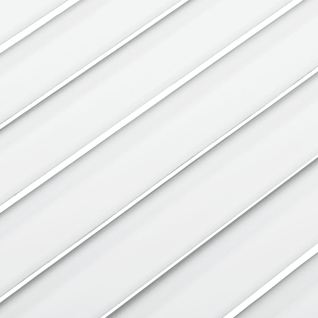 vidaXL Uși dulap design lambriu 4 buc. alb 61,5x49,4 cm lemn masiv pin