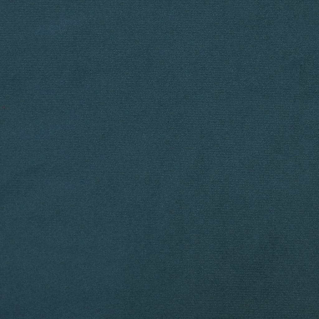 vidaXL Taburet, albastru, 60x60x36, catifea