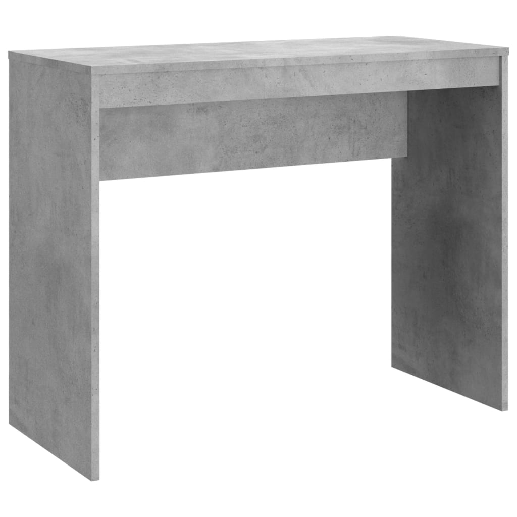 vidaXL Birou, gri beton, 90x40x72 cm, lemn prelucrat