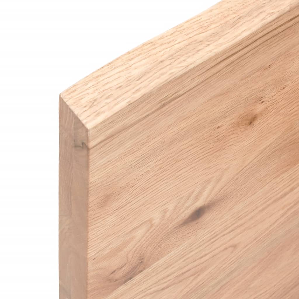 vidaXL Blat masă, 60x50x(2-4) cm, maro, lemn tratat contur organic