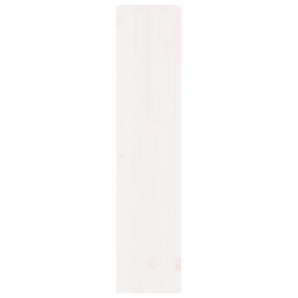 vidaXL Mască pentru calorifer, alb, 79,5x19x84 cm, lemn masiv de pin