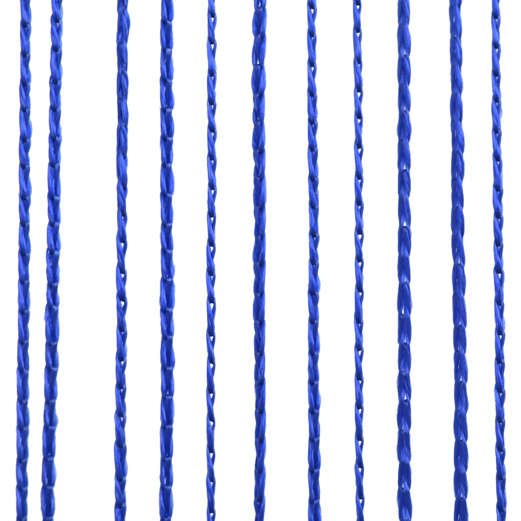 vidaXL Draperii cu franjuri, 2 buc., 140 x 250 cm, albastru