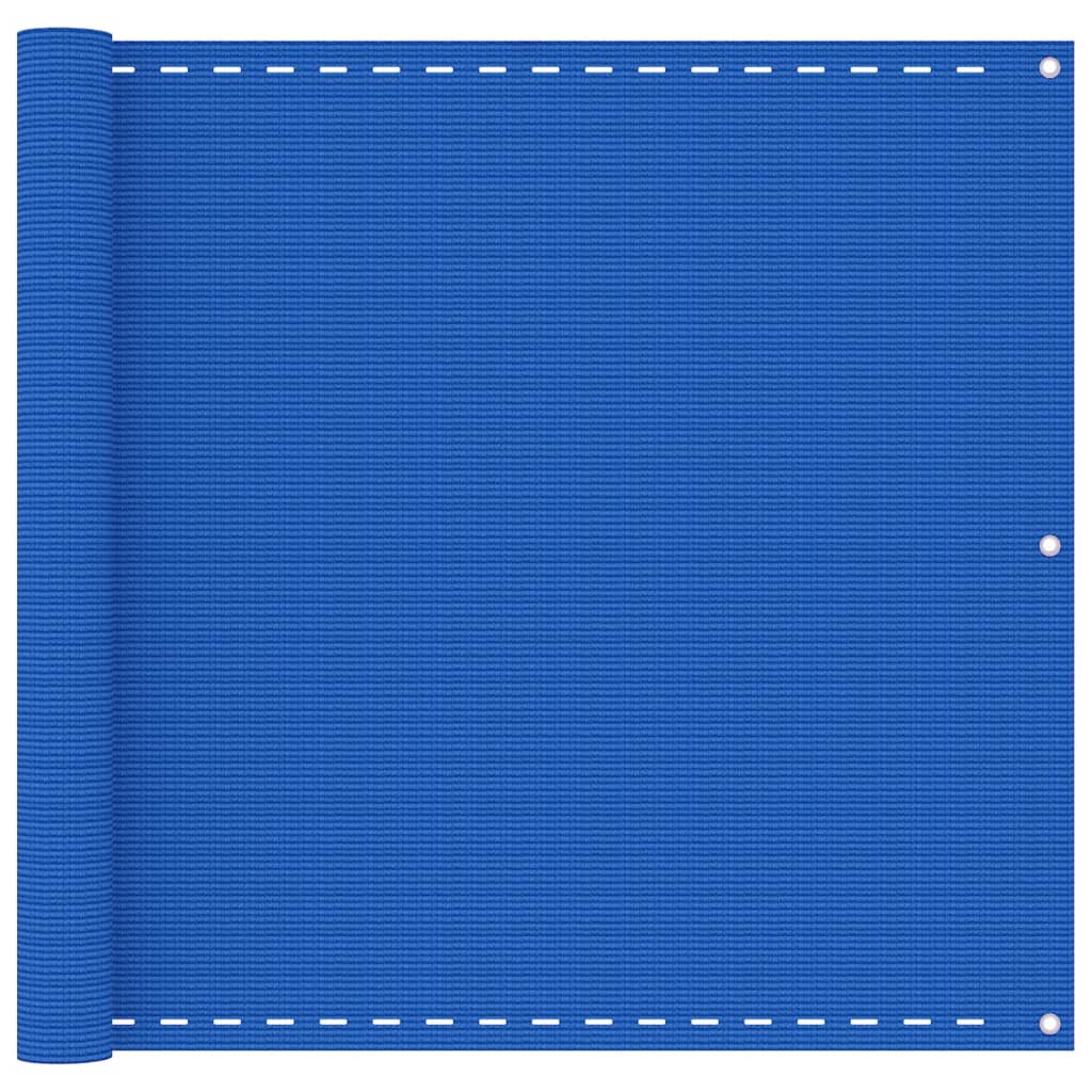 vidaXL Paravan de balcon, albastru, 90x600 cm, HDPE