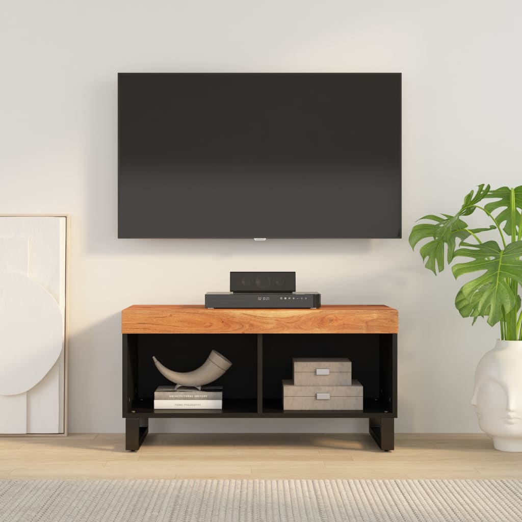 vidaXL Comodă TV, 85x33x43,5 cm, lemn masiv de acacia