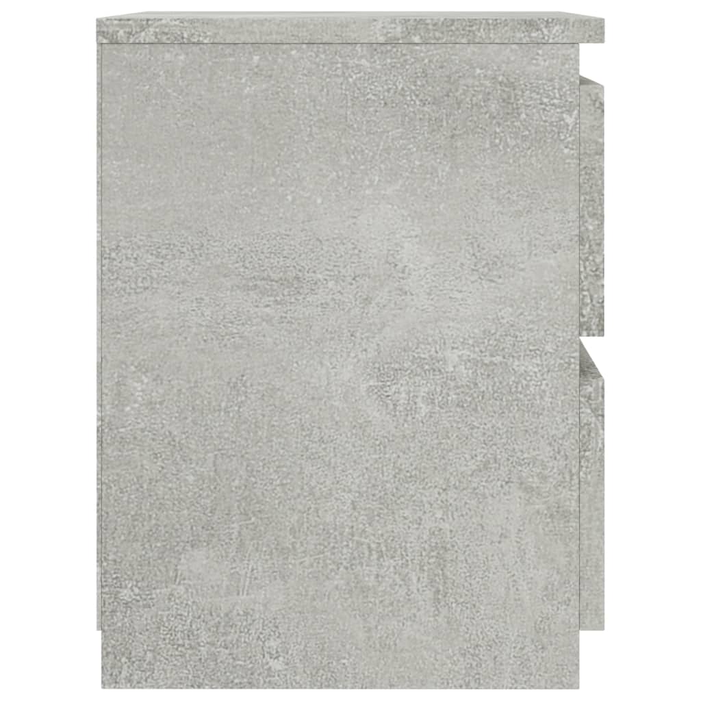 vidaXL Noptieră, gri beton, 30 x 30 x 40 cm, PAL