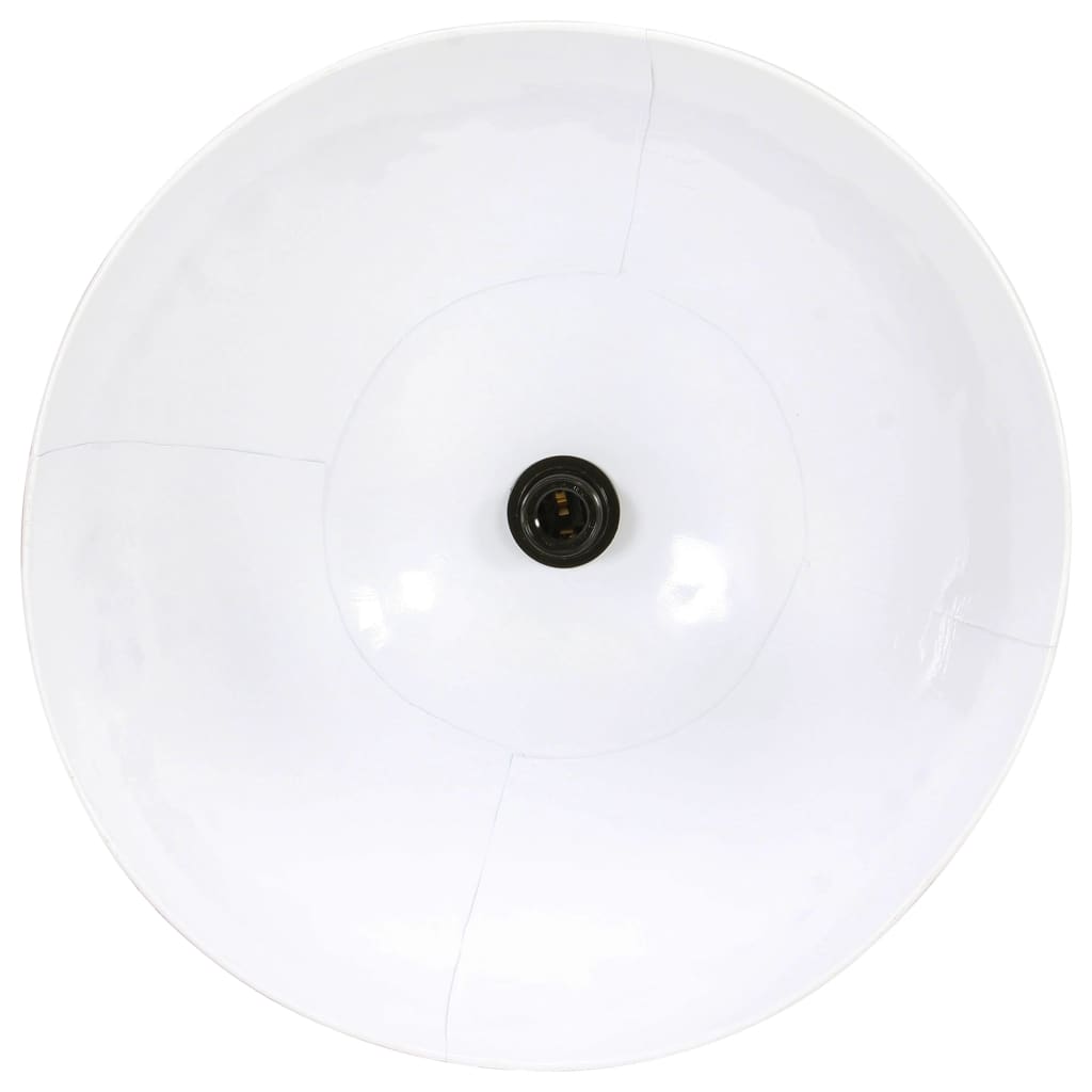vidaXL Lampă suspendată, 25 W, alb, rotund, 48 cm, E27
