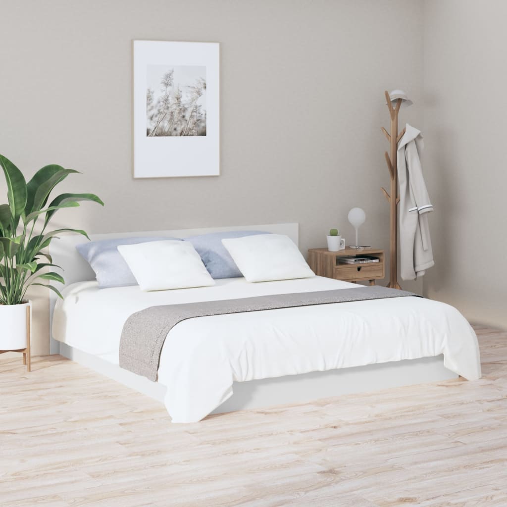 vidaXL Tăblie de pat,alb,200x1,5x80 cm, lemn prelucrat