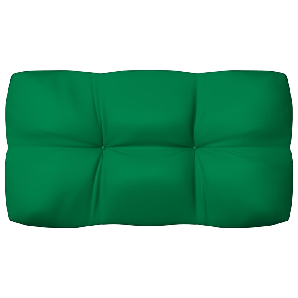 vidaXL Perne pentru canapea din paleți, 7 buc., verde