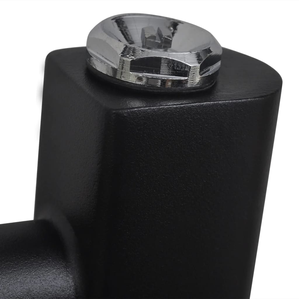vidaXL Radiator port-prosop încălzire baie, negru, 600x1424 mm, drept