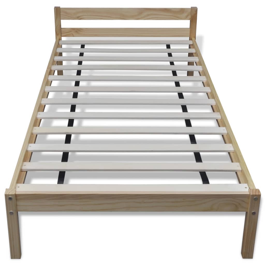 vidaXL Cadru de pat, 90 x 200 cm, lemn de pin masiv