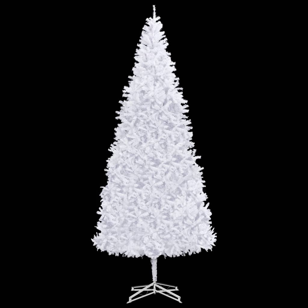 vidaXL Brad de Crăciun artificial pre-iluminat, alb, 500 cm