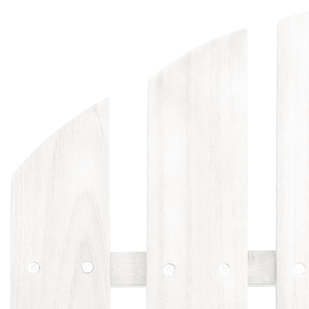 vidaXL Scaun balansoar de grădină, alb, lemn