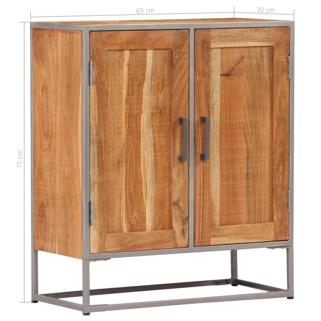 vidaXL Servantă, 65x30x75 cm, lemn masiv de acacia