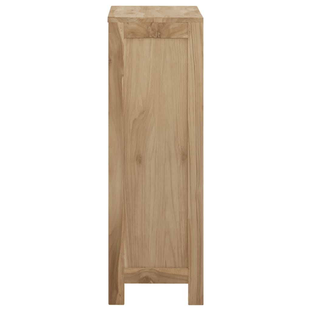 vidaXL Comodă cu sertare, 55x30x90 cm, lemn masiv tec