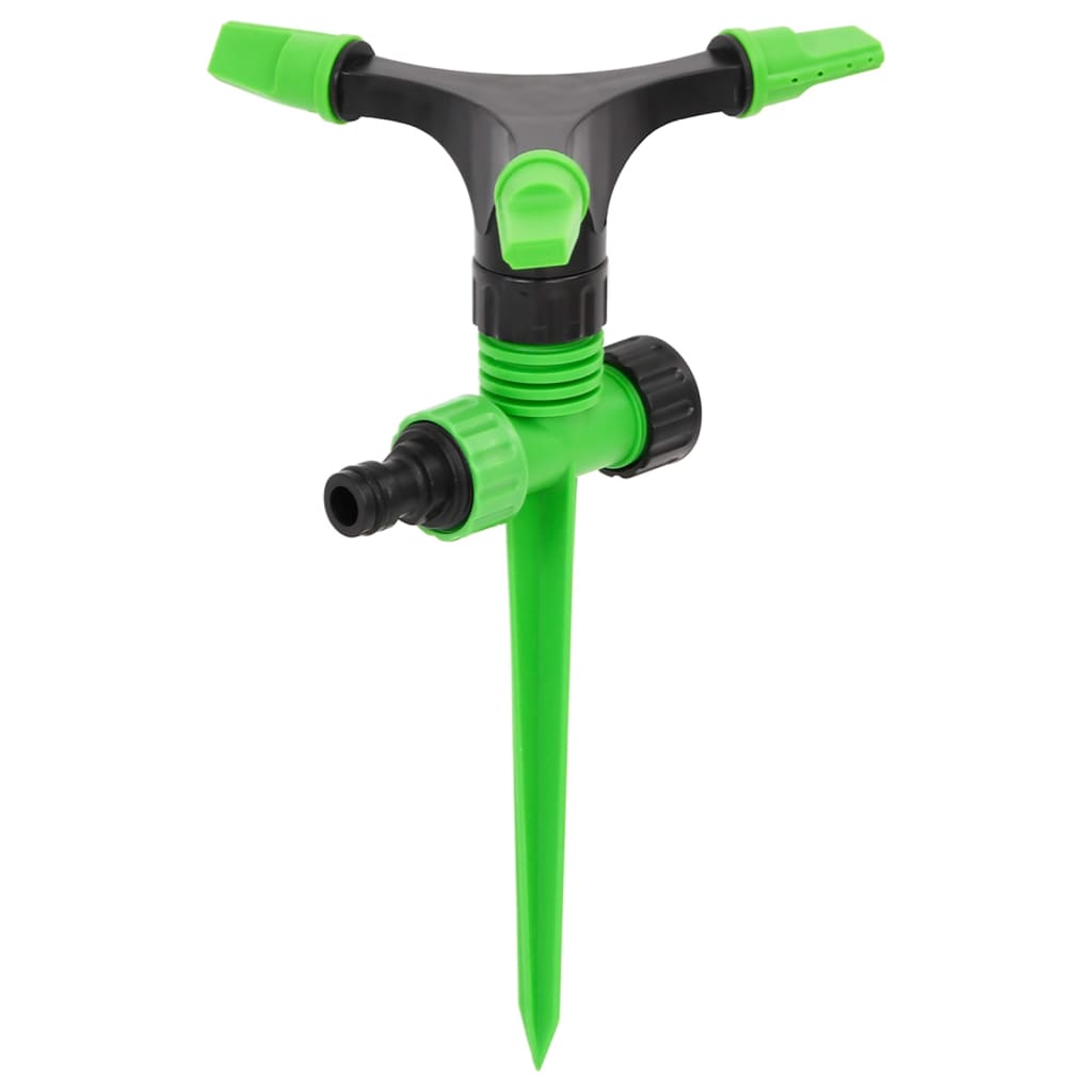 vidaXL Aspersoare rotative 4 buc. verde și negru 16x13,5x25,5cm ABS&PP