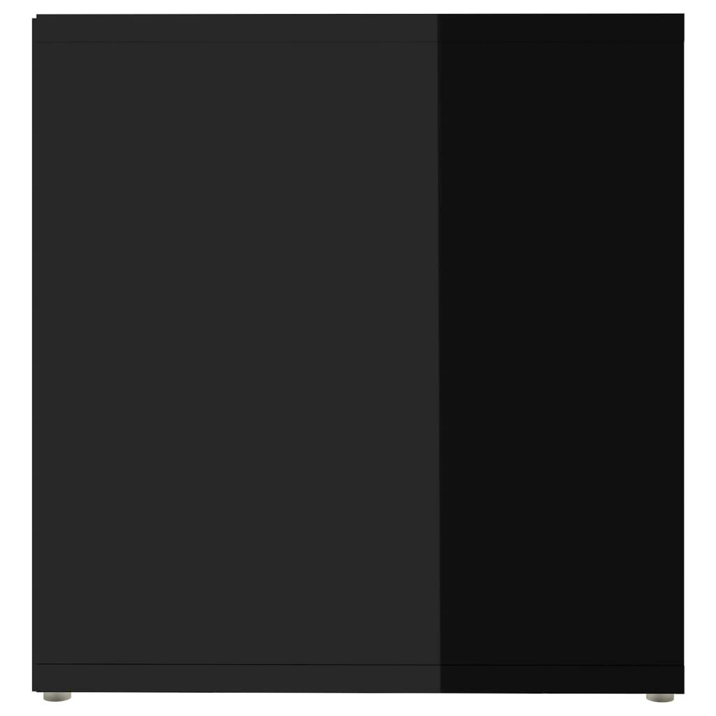 vidaXL DulapuriTV 2 buc negru extralucios 72x35x36,5 cm lemn prelucrat
