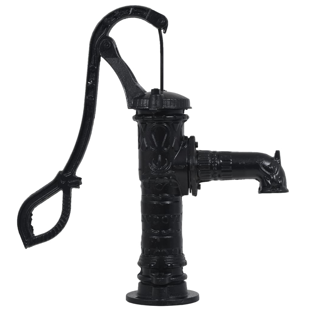 vidaXL Pompă de apă manuală de grădină, fontă