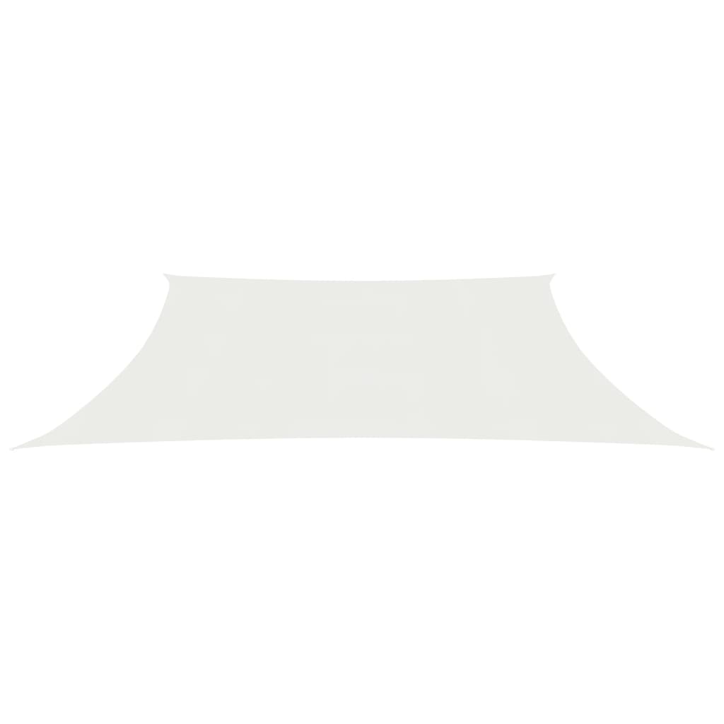 vidaXL Pânză parasolar, alb, 3/4x3 m, HDPE, 160 g/m²