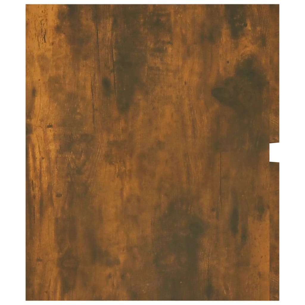 vidaXL Dulap chiuvetă, stejar fumuriu, 100x38,5x45 cm, lemn prelucrat