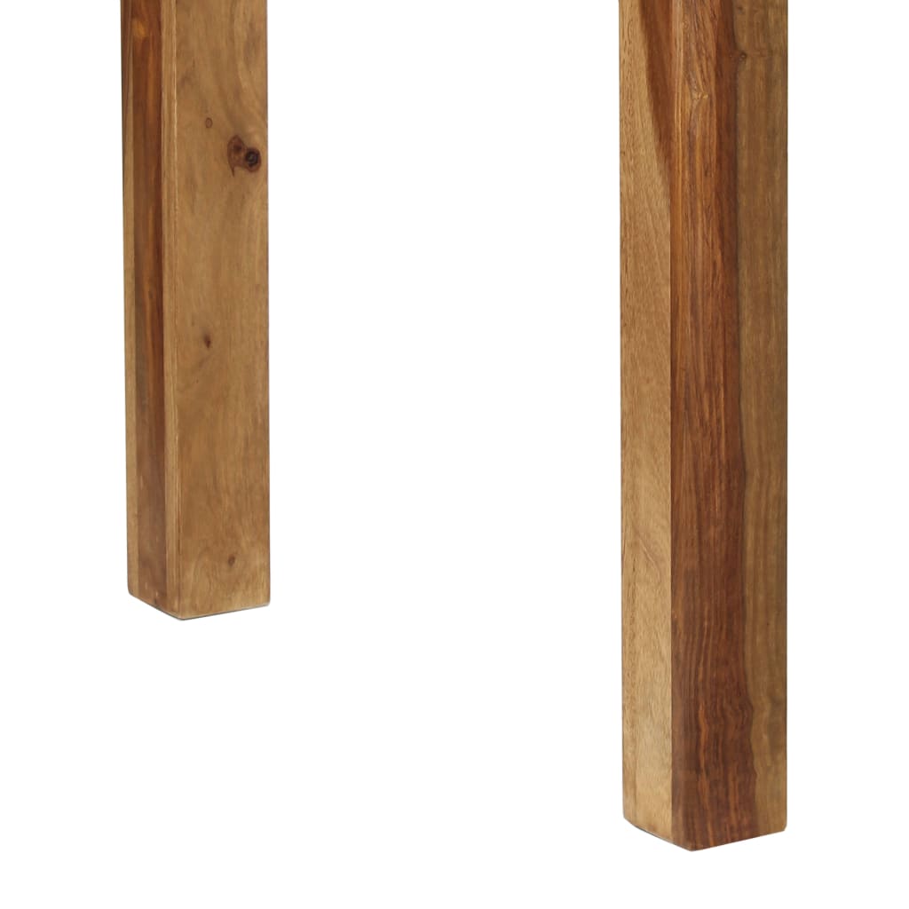 vidaXL Masă de bar, lemn masiv de sheesham, 118 x 60 x 107 cm