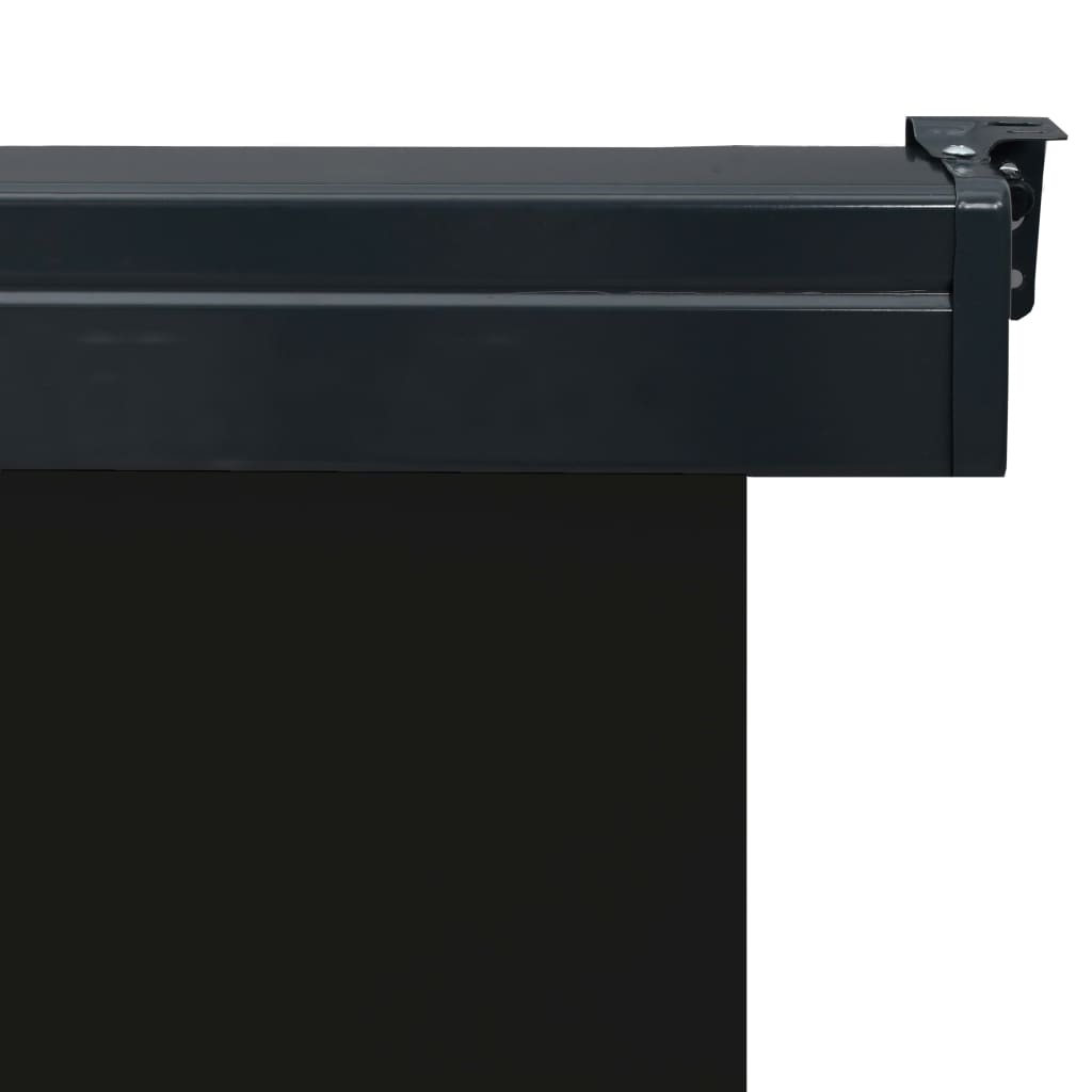 vidaXL Copertină laterală de balcon, negru, 140 x 250 cm