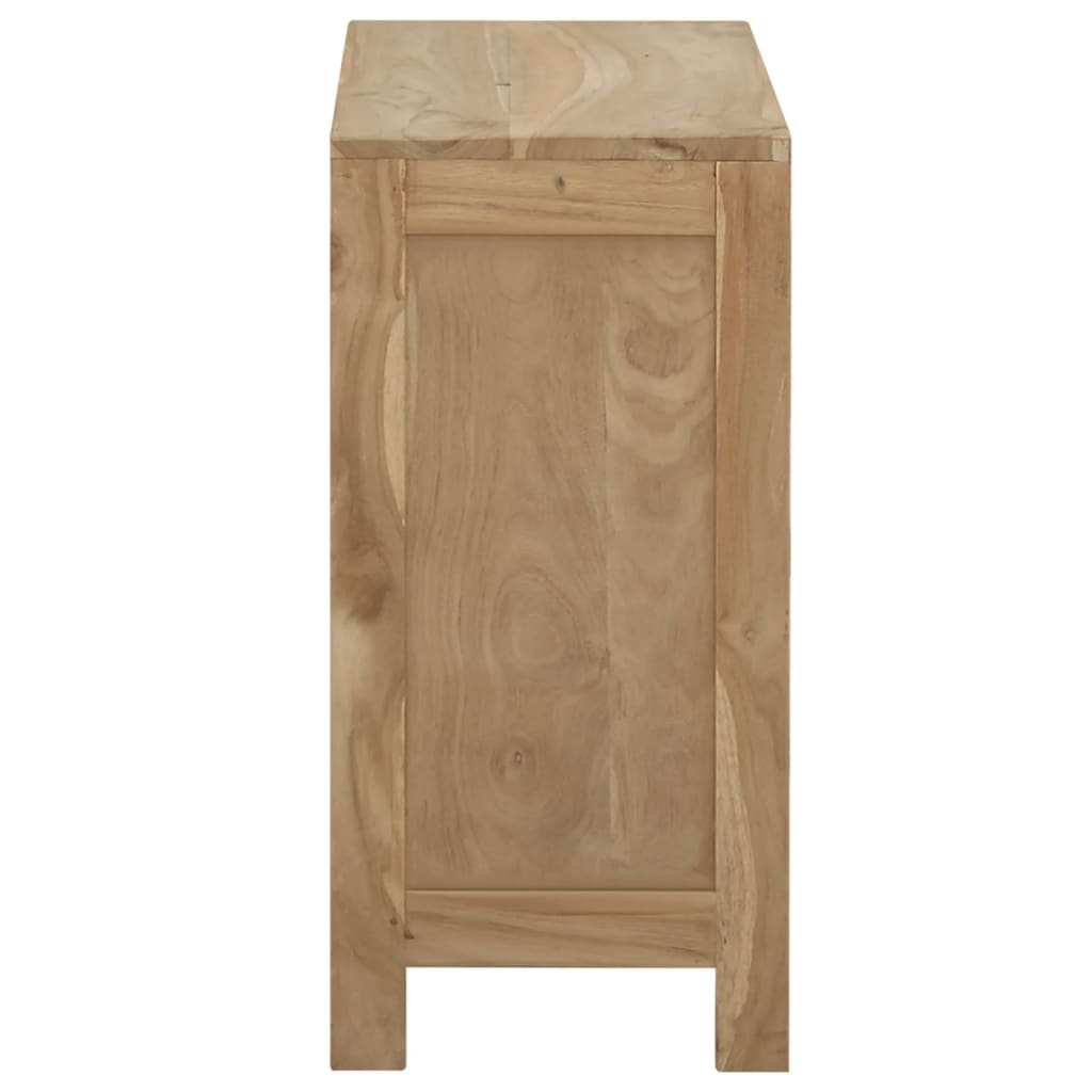 vidaXL Comodă cu sertare, 80x30x55 cm, lemn masiv tec