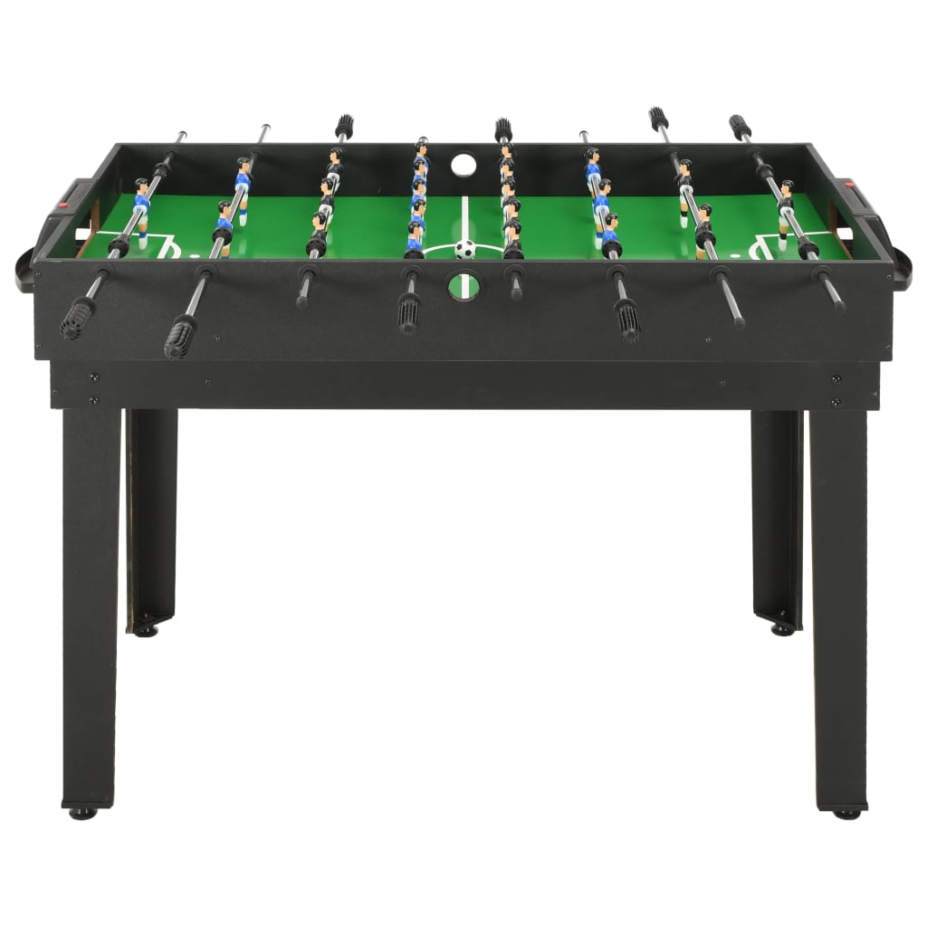 vidaXL Masă de jocuri multiple 15-în-1, 121 x 61 x 82 cm, negru