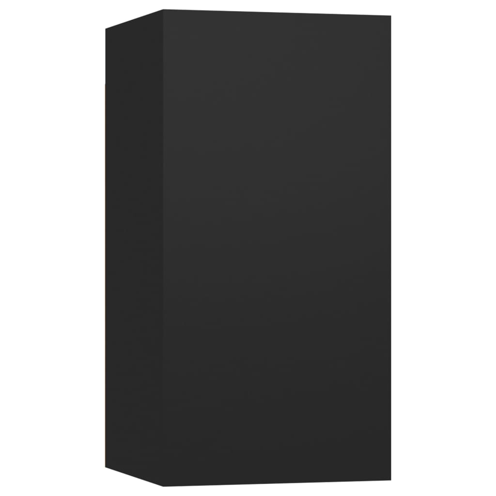 vidaXL Set dulapuri TV, 3 piese, negru, PAL