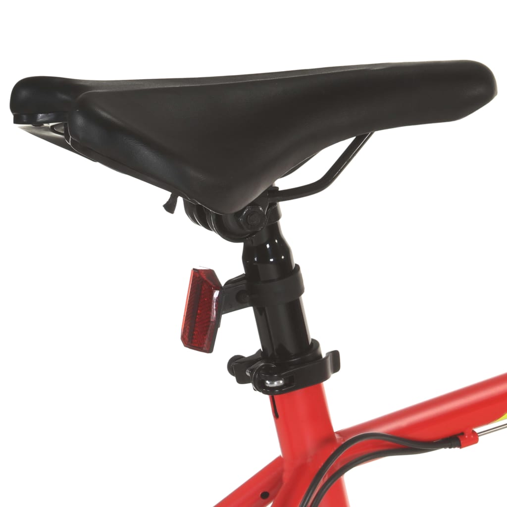 vidaXL Bicicletă montană cu 21 viteze, roată 27,5 inci, roșu, 50 cm