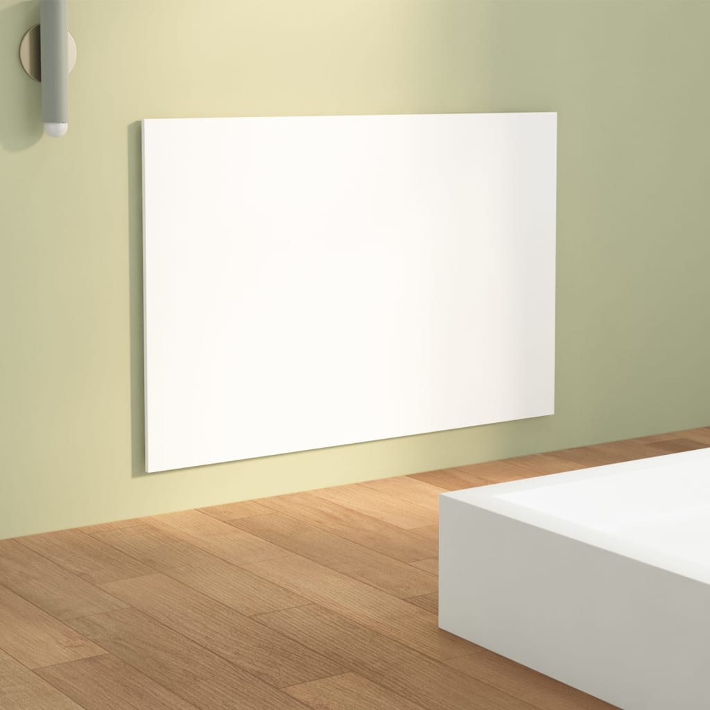 vidaXL Tăblie de pat, alb, 120x1,5x80 cm, lemn prelucrat