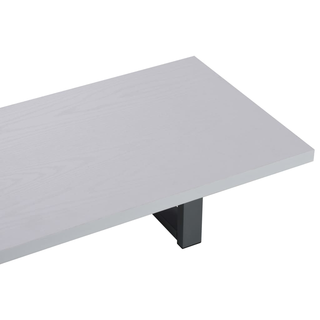 vidaXL Mobilier de baie, alb, 160 x 40 x 16,3 cm