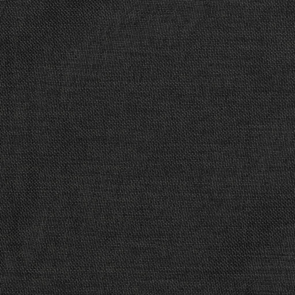 vidaXL Perdele opace, aspect pânză, 2 buc., antracit, 140 x 225 cm