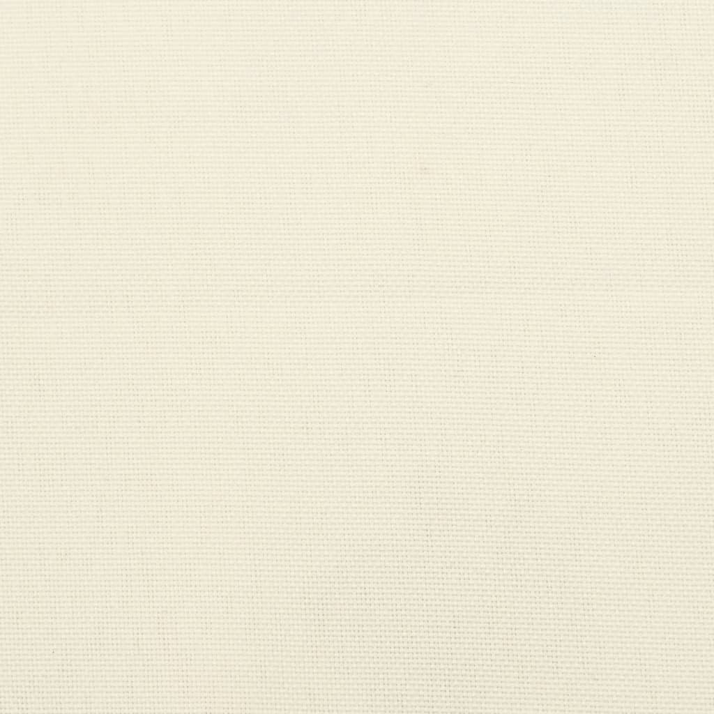 vidaXL Perne de scaun, 6 buc., alb crem, 40x40x7 cm, textil oxford