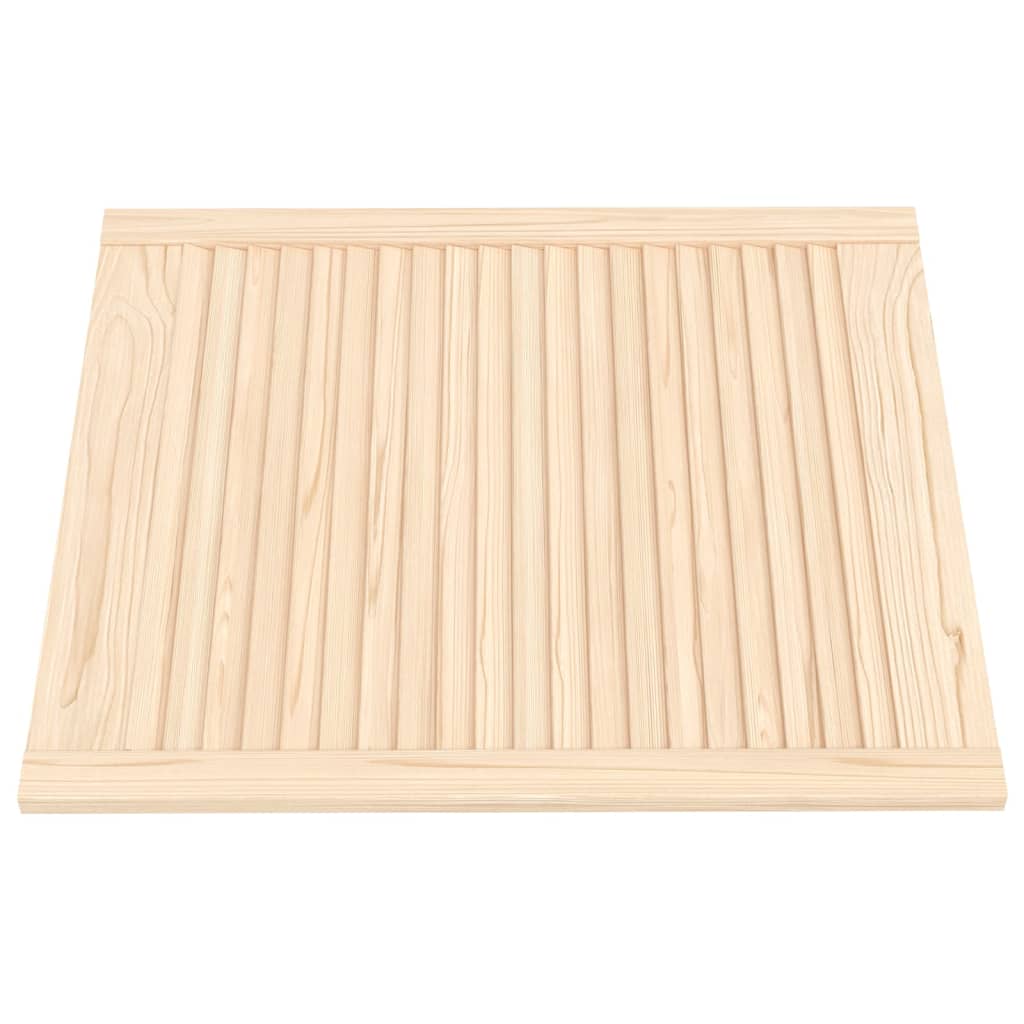 vidaXL Uși de dulap design lambriu, 4 buc., 69x59,4 cm, lemn masiv pin