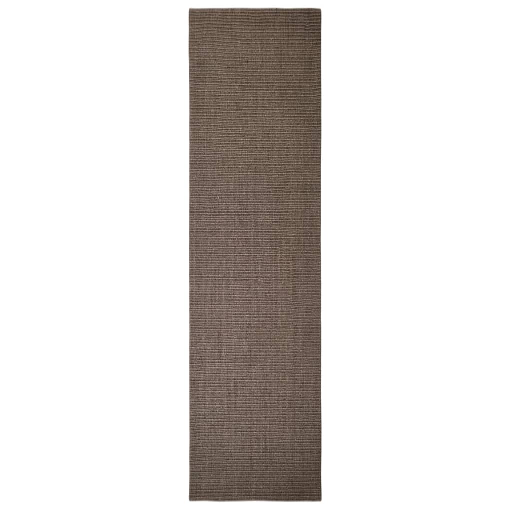 vidaXL Covor din sisal pentru ansamblu de zgâriat, maro, 66x250 cm