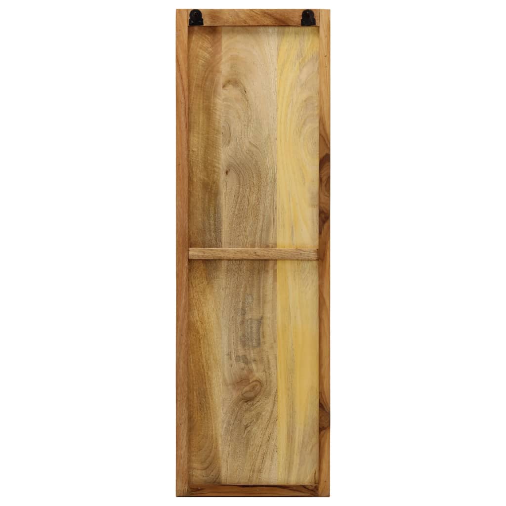 vidaXL Cuier haine de perete, 2 buc., lemn masiv de mango 36x110x3 cm
