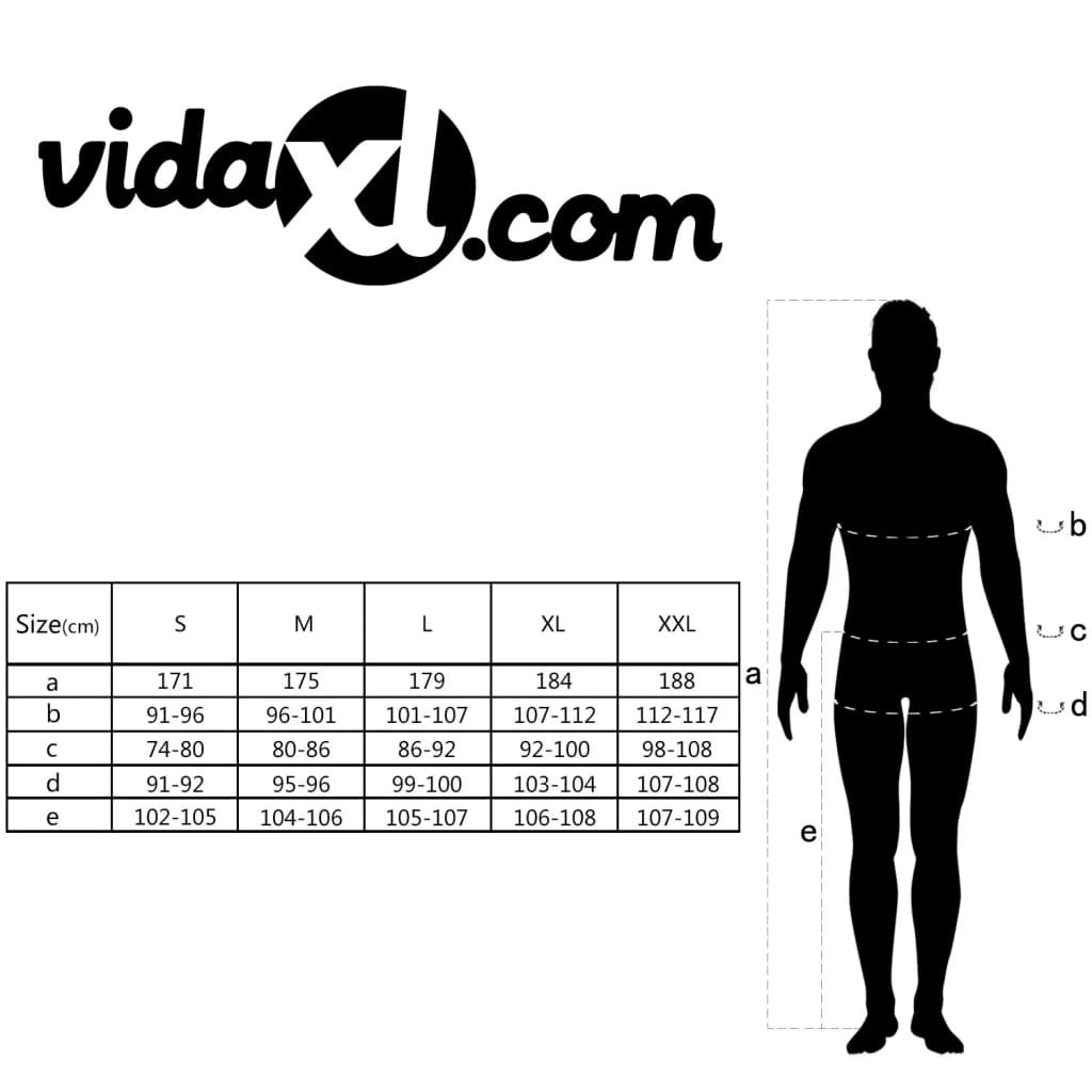 vidaXL Salopetă pentru bărbați, mărime XL, gri