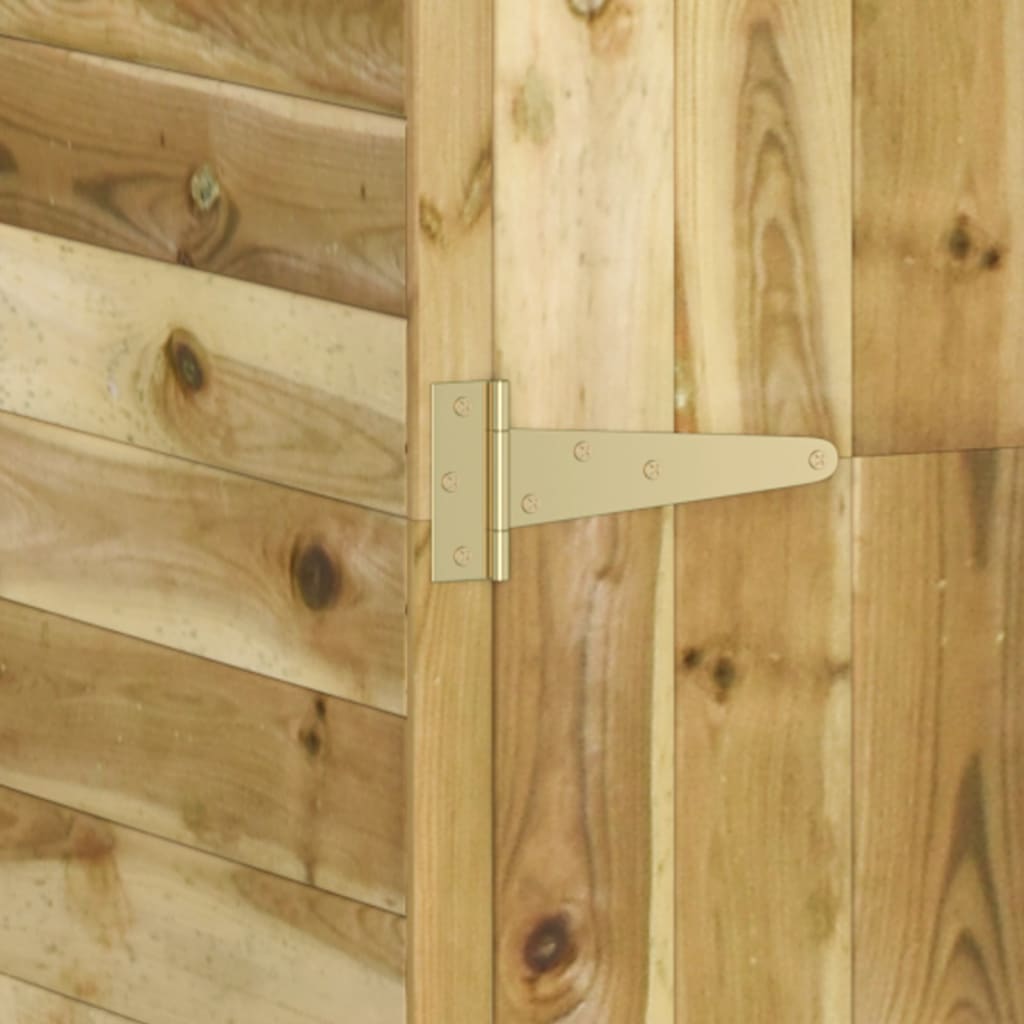 vidaXL Magazie de unelte de grădină 123x45x171cm lemn masiv pin tratat