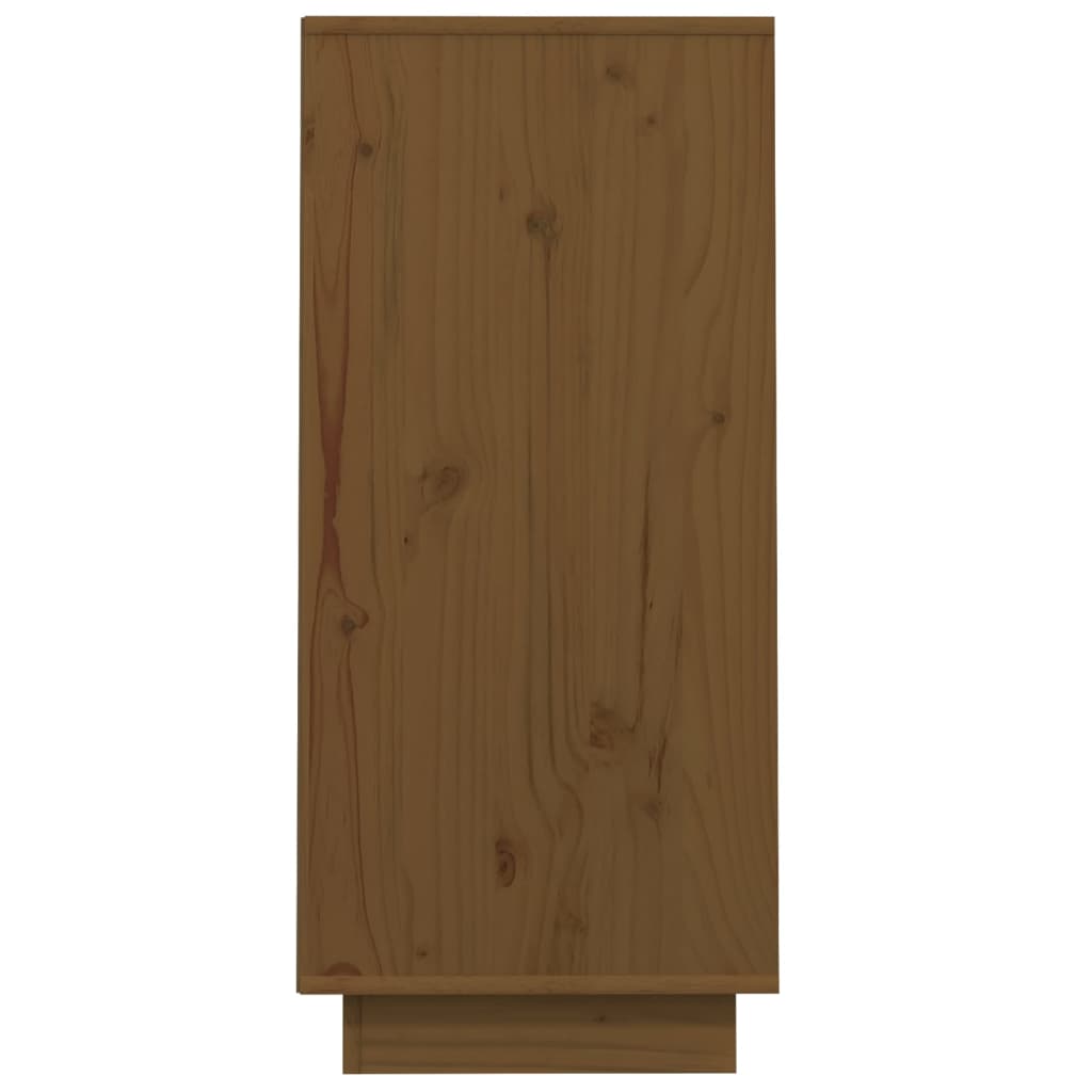 vidaXL Dulap consolă, maro miere, 60x34x75 cm, lemn masiv de pin