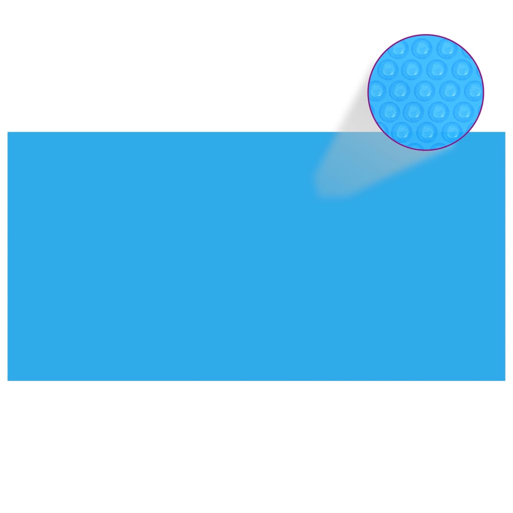 vidaXL Prelată piscină, albastru, 400 x 200 cm, PE