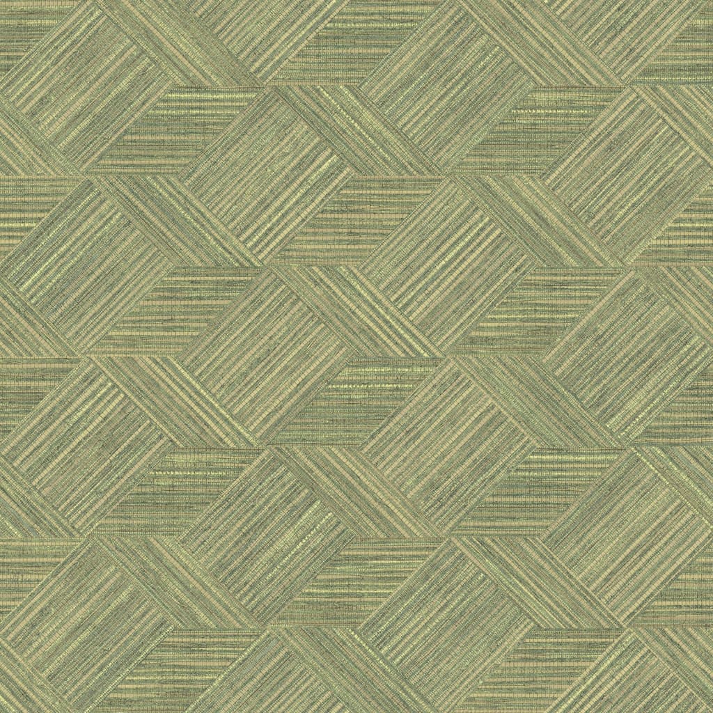 Noordwand Tapet "Evergreen Wicker Natural", verde