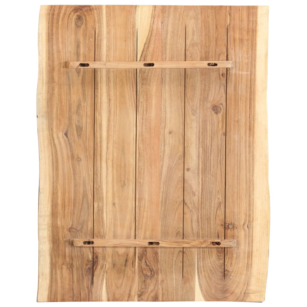 vidaXL Blat de masă, 60x(50-60)x3,8 cm, lemn masiv de acacia