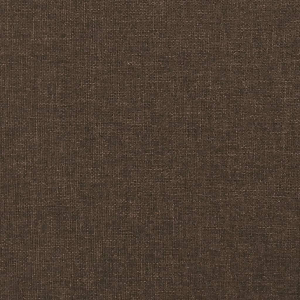 vidaXL Tăblie de pat, maro închis, 80x5x78/88 cm, textil