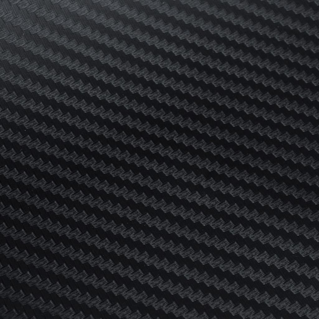 vidaXL Folii auto 3D, 2 buc., negru, 100x150 cm