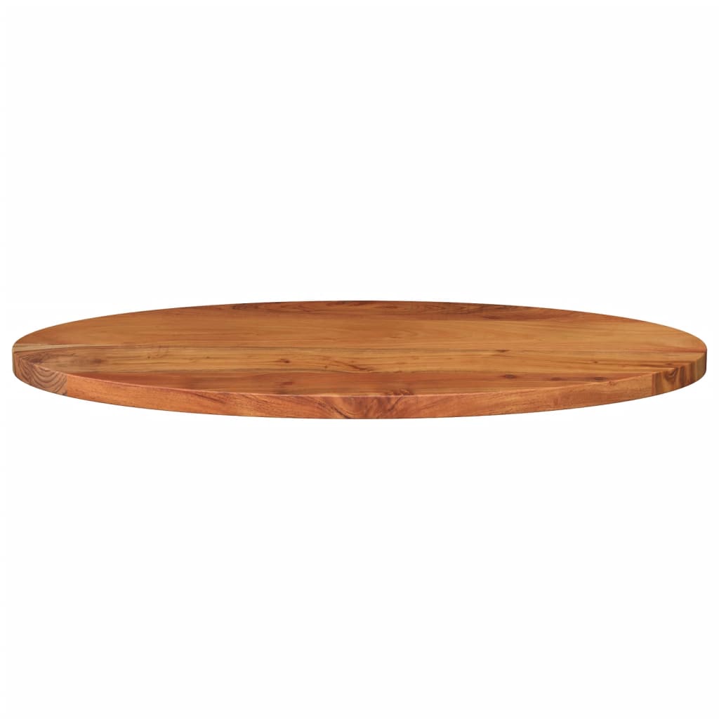 vidaXL Blat de masă oval, 80x40x3,8 cm, lemn masiv de acacia