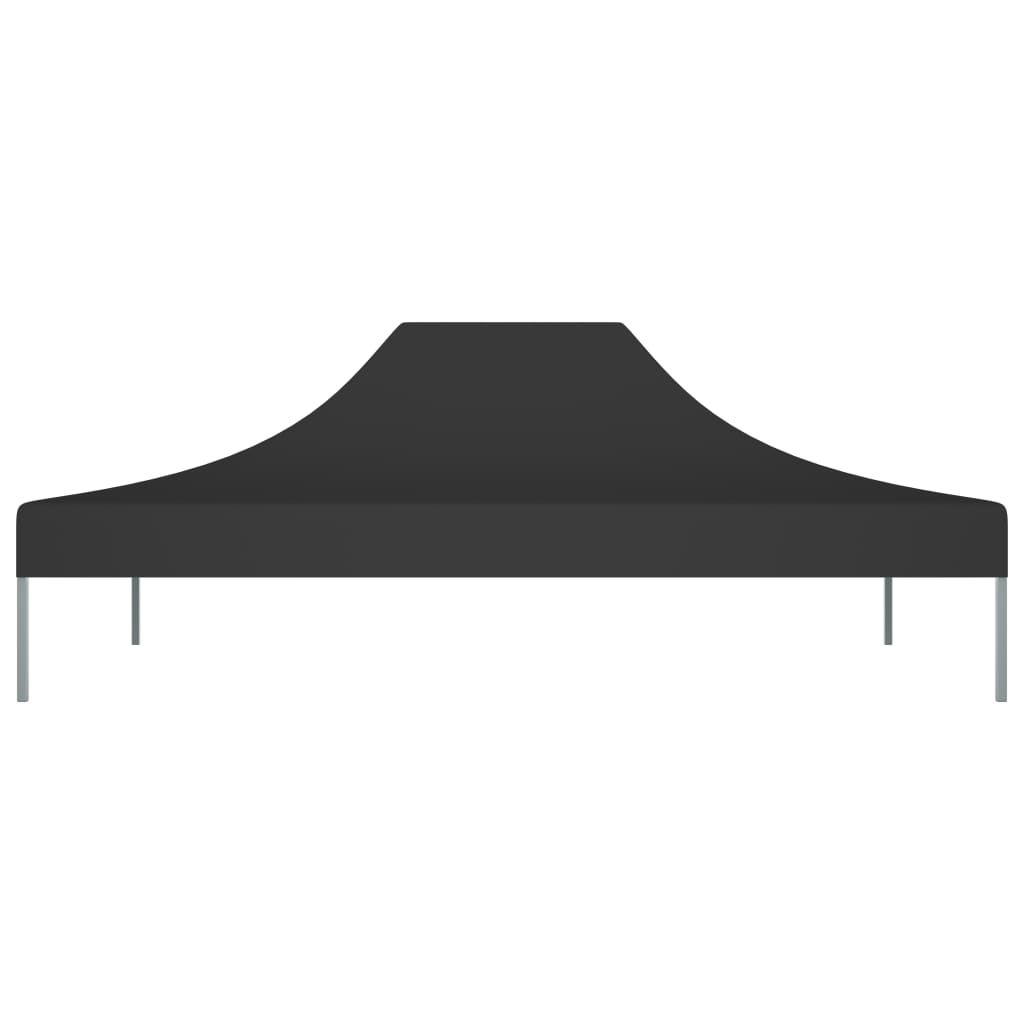 vidaXL Acoperiș pentru cort de petrecere, negru, 4 x 3 m, 270 g/m²