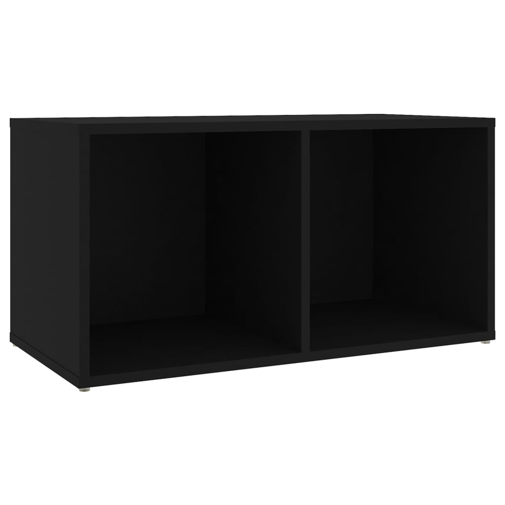 vidaXL Dulapuri TV, 2 buc., negru, 72x35x36,5 cm, lemn prelucrat