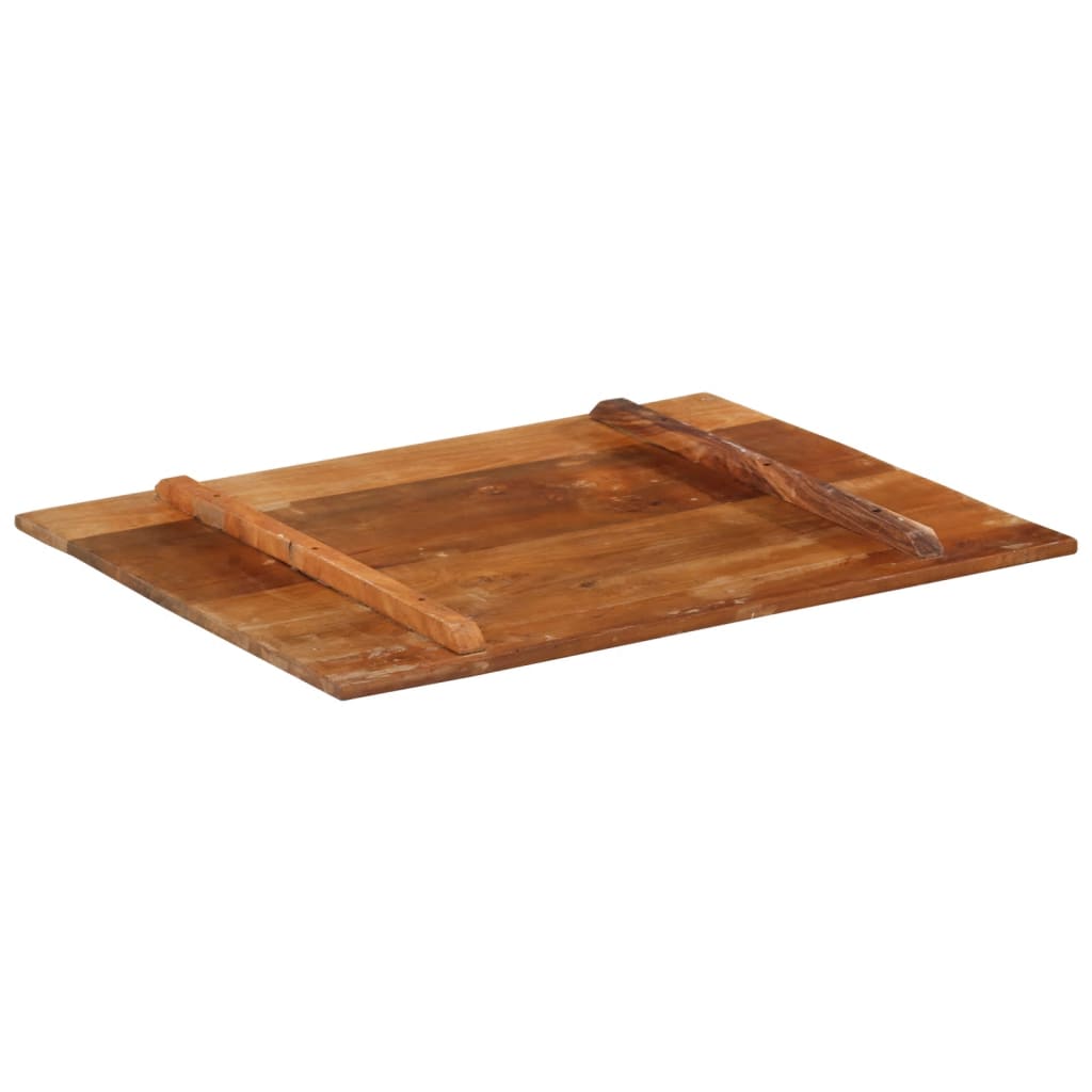 vidaXL Blat masă dreptunghiular 70x90 cm lemn masiv reciclat 15-16 mm