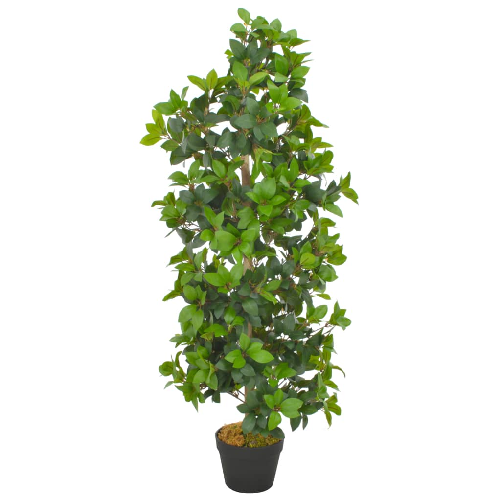 vidaXL Plantă artificială dafin cu ghiveci, verde, 120 cm