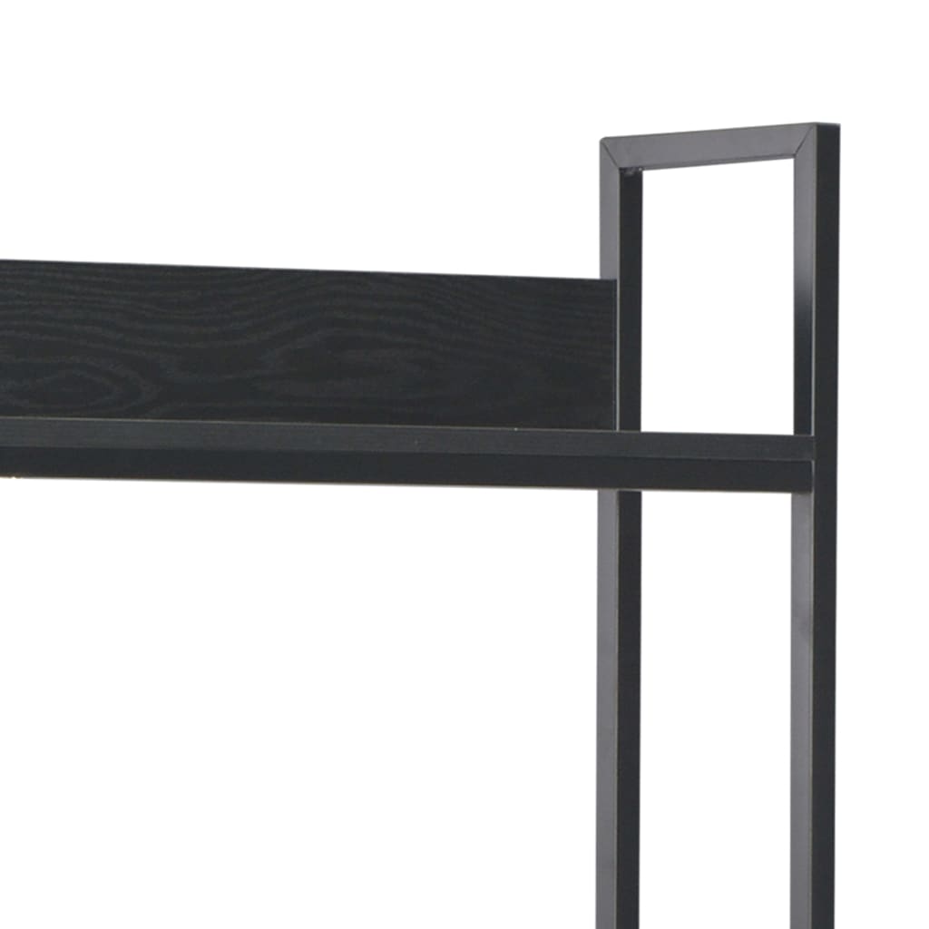 vidaXL Birou de calculator, negru, 120 x 60 x 138 cm
